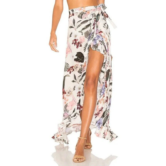 Lovers + Friends Dresses & Skirts - Lovers + Friends Waves For Days Wrap Skirt Women’s Size Small NWT